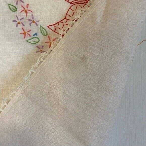 Lot of 3 Vintage Dresser Scarves Table Runners Embroidery Cross Stitch - Picture 5 of 7